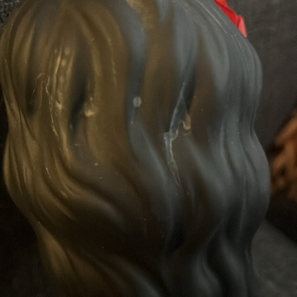 Vintage Hawaiian lady head with silk flower - Picture 6 of 6